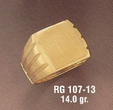 14K Gold Men's Engraveable Ring