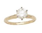 1/3 CaratRound Solitaire Diamond Ring