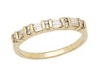 1/4 Carat Slender Balance Diamond Channel Band Ring