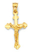 14K Gold Crucifix Pendant
