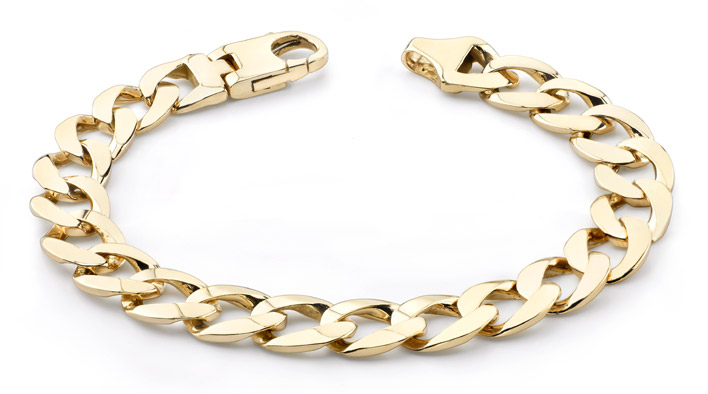 mens gold bracelets