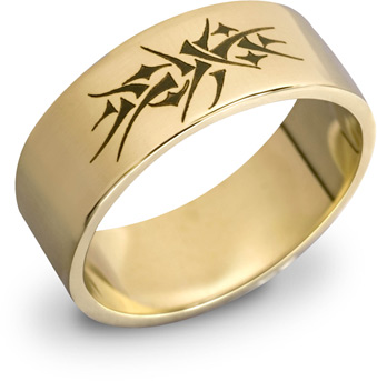 14K Gold Crown of Thorn Ring