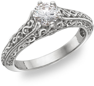 Filigree Engagement Rings:  Proposing With a Work of Art