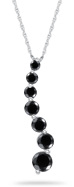 1 Carat Black Diamond Journey Pendant