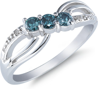 Blue Diamonds Rings