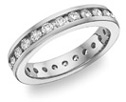 Diamond Eternity Band (1.20 Carats), 14K White Gold