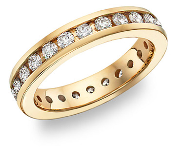 Diamond Eternity Band (1.54 Carats), 14K Yellow Gold