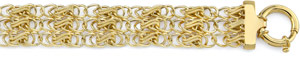 Woven Knot Bracelet, 14K Yellow Gold