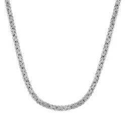 Byzantine Necklace, 14K White Gold
