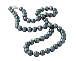 All Natural Black Freshwater Pearl Necklace