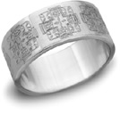 Jerusalem Cross Wedding Band