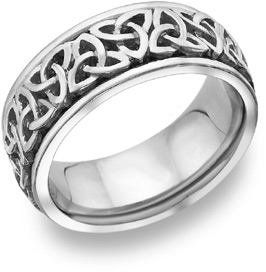 Trinity wedding ring set