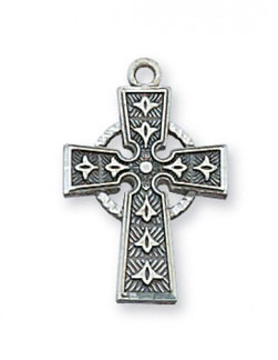 Sterling Silver Celtic Cross Pendant