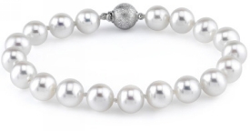 9-10mm White Freshwater Pearl Bracelet