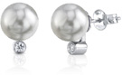 South Sea Pearl Diamond Stud Earrings
