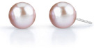 10mm Lavender Freshwater Pearl Stud Earrings