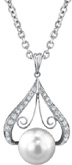 South Sea Pearl & Diamond Kiss Pendant
