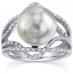 South Sea Pearl & Diamond Savannah Ring