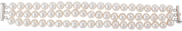 freshwater cultured pearl bracelet straight