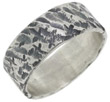 Hand-Textured Sterling Silver Ring