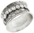 Modern Spinner Ring in Sterling Silver
