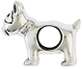 Pitbull Bead in Sterling Silver