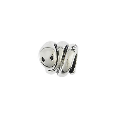 Snake Bead in Sterling Silver