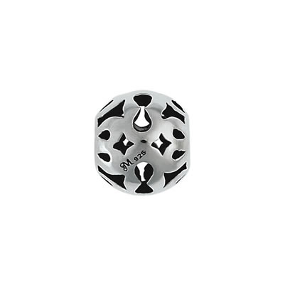 Keyhole Bead in Sterling Silver