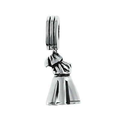 Cocktail Dress Dangle Bead in Sterling Silver