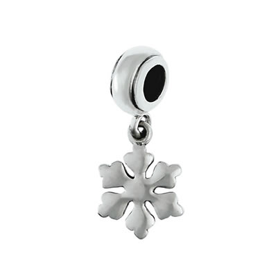 Snowflake Dangle in Sterling Silver