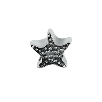 Starfish Bead in Sterling Silver