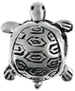 Turtle Bead in Sterling Silver