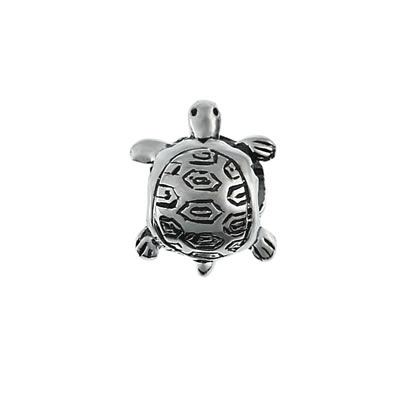 Turtle Bead in Sterling Silver