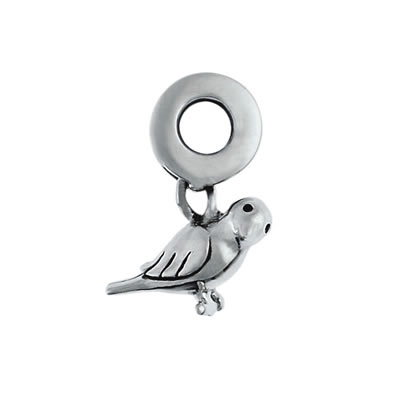 Bird Bead in Sterling Silver