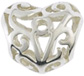 Open Heart Bead in Sterling Silver