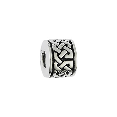 Celtic Bead in Sterling Silver