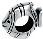 Fish Spacer in Sterling Silver