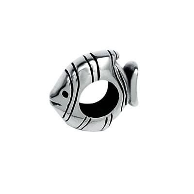 Fish Spacer in Sterling Silver