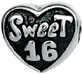 Sweet 16 Bead in Sterling Silver