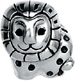 Lion Bead in Sterling Silver