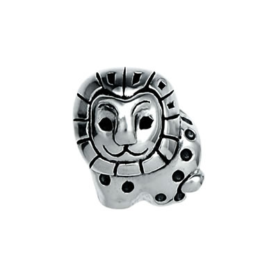 Lion Bead in Sterling Silver