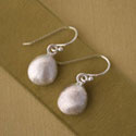 Sterling Silver Gem Drop Earrings