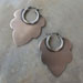 Ancanthus Silver Hoop Earrings