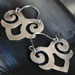 Sterling Silver Maya Hoop Earrings