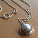 Sterling Silver Tudor Pearl Necklace