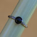Sterling Silver Onyx Stacking Ring