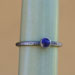 Lapis Lazuli Stacking Ring in Sterling Silver
