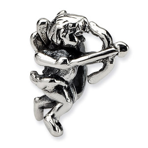 .925 Sterling Silver Cupid Bead