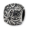 Sterling Silver Floral Bead