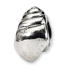 .925 Sterling Silver Conch Shell Bead